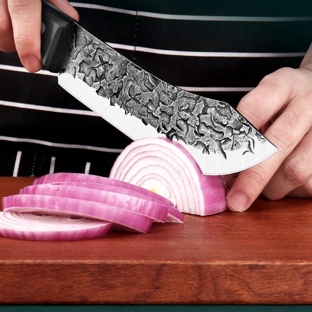 T&M Knives® - Vleesmes Gehamerd