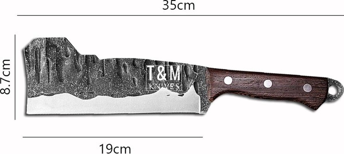 T&M Knives® - Koksmes Gehamerd Staal