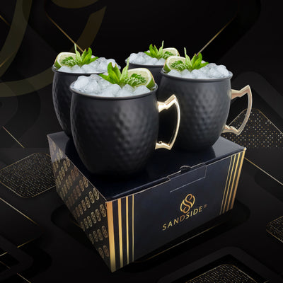 Moscow Mule Cups Premium – Cocktailgläser – Luxus-Geschenkset