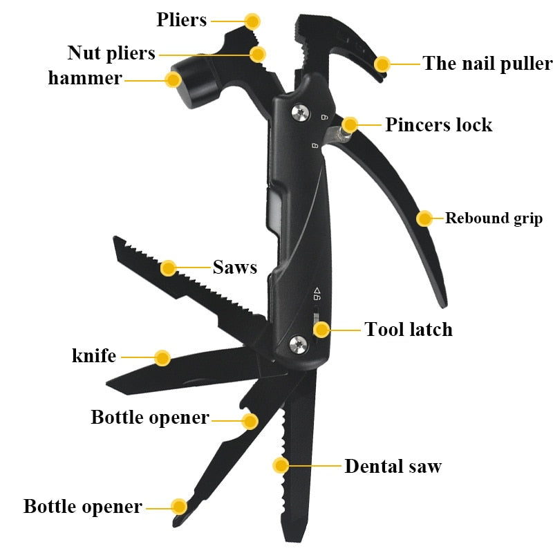 T&amp;M Knives® – Multifunktionales Hammer-/Taschenmesser