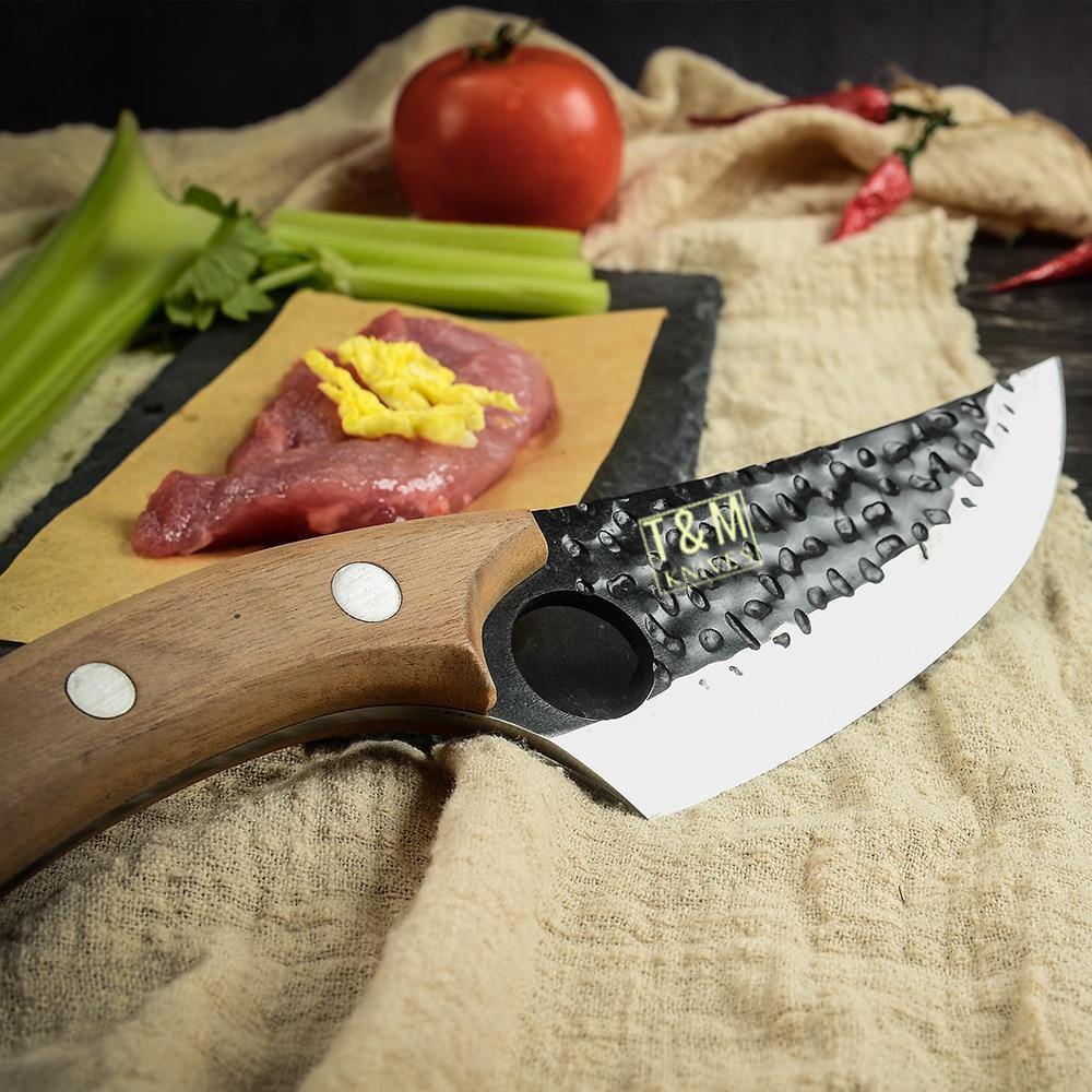Professioneel Handgemaakt Koksmes - T&M Knives