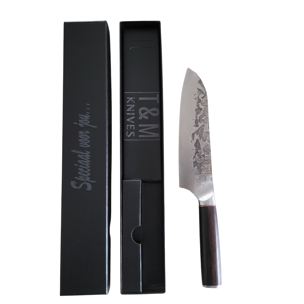 T&M Knives® -  Japans Koksmes Bodils - Keukenmes Van Keihard Staal
