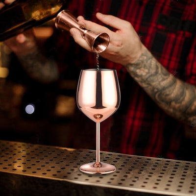 Gin Tonic Gläser – Cocktailgläser Rosé Kupfer – Gin Tonic Geschenkset